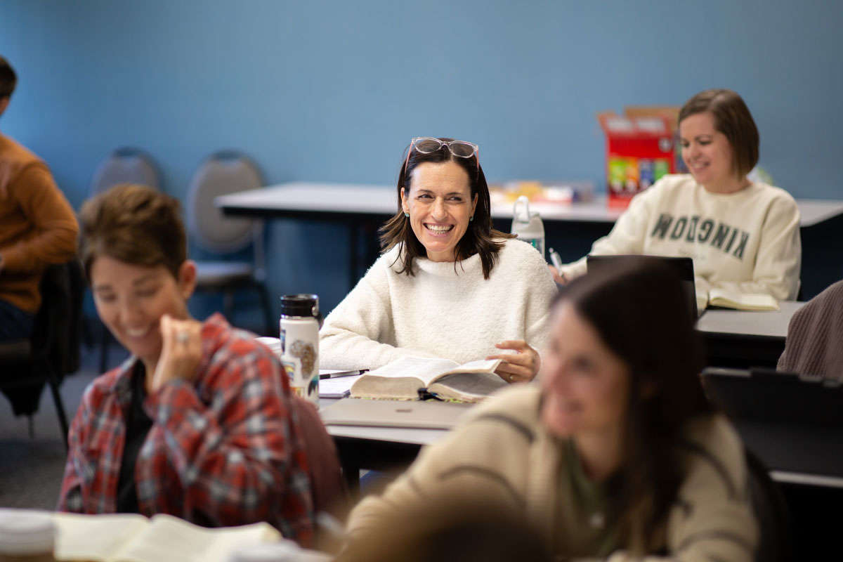 students in class