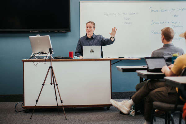 Todd in class teaching